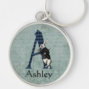 Chaveiro Wonderland White Rabbit - Letra A