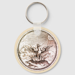 Chaveiro Woodcut de Phoenix