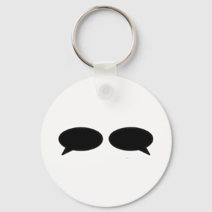 Chaveiro Word Bubble Esquerdo Preto Direito O MUSEU Zazzle 