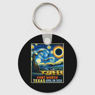 Chaveiro Worth Texas Total Solar Eclipse 2024 Starry Night
