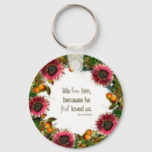 Chaveiro Wreath Flowers Greenery Floral Religião