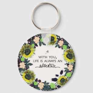 Chaveiro Wreath Flowers Greenery Floral Religiosa Arte de P