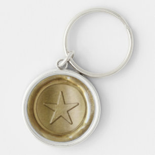Chaveiro WSM - Estrela Dourada -