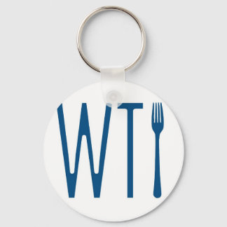 Chaveiro WTF - Que Merchandise Humor Do Fork