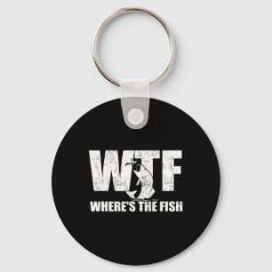 Chaveiro Wtf Where#39;s The Fish Men#39;s Engraçado Fish Gi