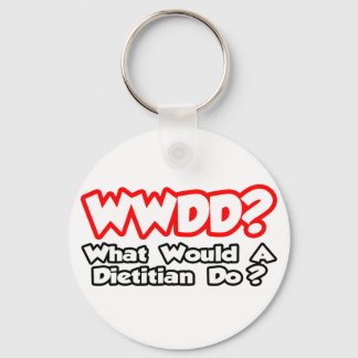 Chaveiro WWDD... O que faria um Dieticiano?