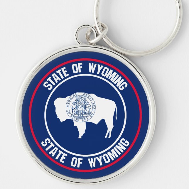 Chaveiro Wyoming Round Emblem (Frente)