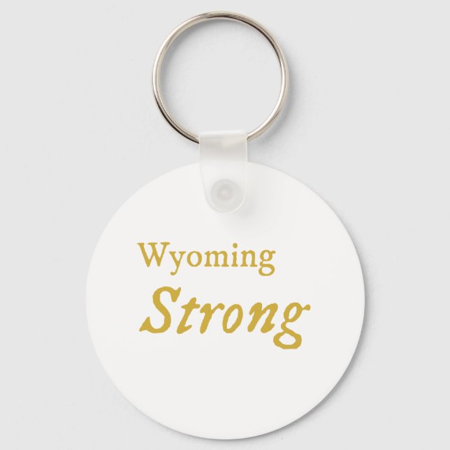 Chaveiro Wyoming Strong (Frente)