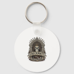 Chaveiro Xadrez Antigo Checkmate Skull King
