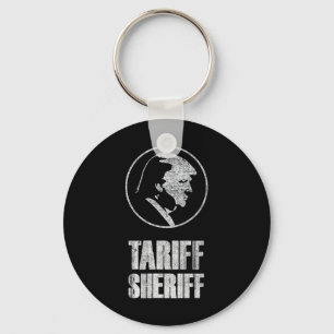 Chaveiro Xerife de Tarifa Engraçado Presidente Trump Sátira