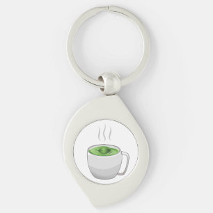 Chaveiro Xícara de Chá Verde