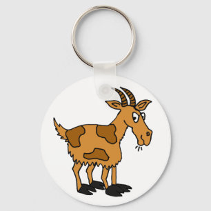 Chaveiro XX - Engraçado Cartoon Goat