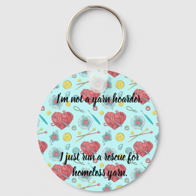 Chaveiro Yarn Hoarder (Frente)