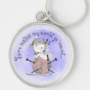 Chaveiro Yarn Torna Meu Mundo