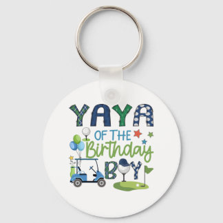 Chaveiro Yaya Do Menino Do Buraco De Um Golfe De Aniversári