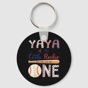Chaveiro Yaya do One Little Rookie Baseball 1º Aniversário