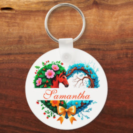 Chaveiro Year of the horse 2026 and Your name