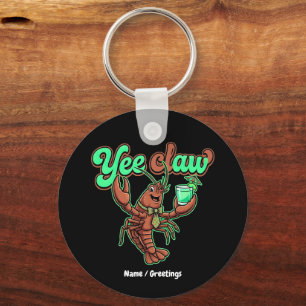 Chaveiro Yee Claw Retro Lagostim Laço Cocktail Costeiro 