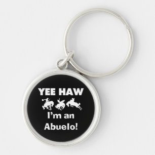 Chaveiro Yee Haw, sou um Abuelo T-shirts e presentes