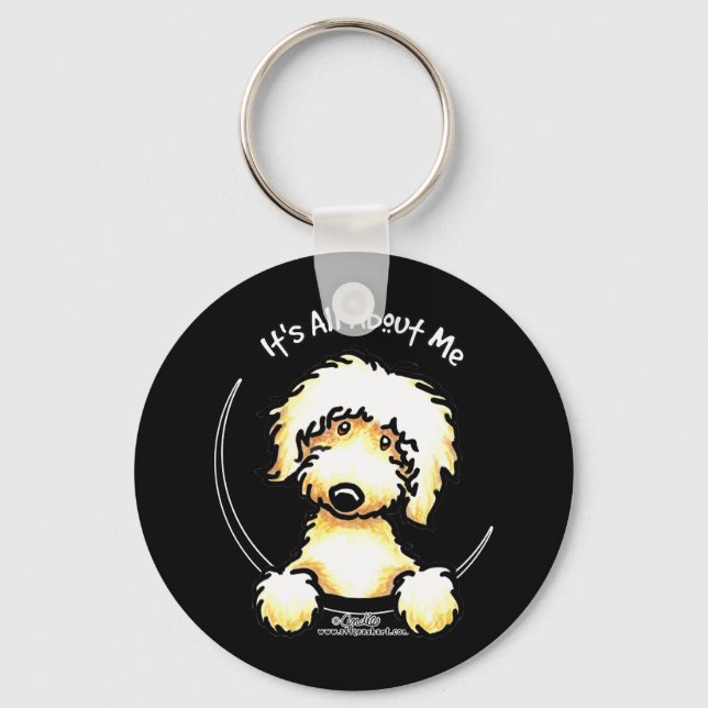 Chaveiro Yellow Labradoodle IAAM (Frente)