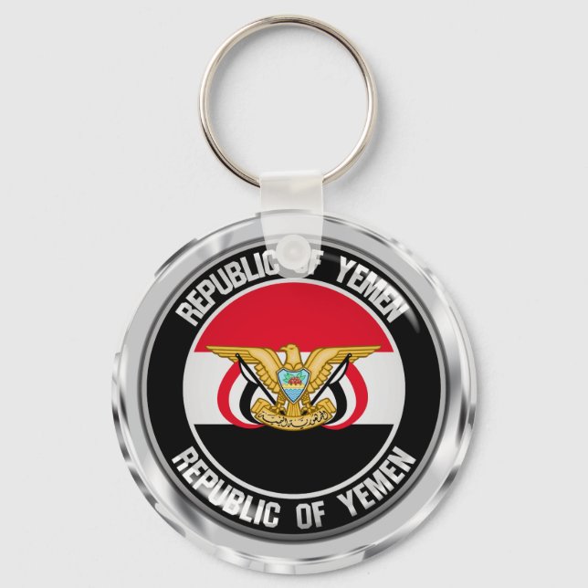 Chaveiro Yemen Round Emblem (Frente)