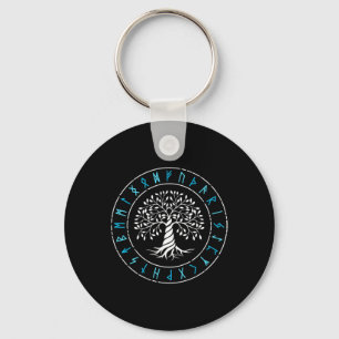 Chaveiro Yggdrasil Árvore Da Vida Runas Vikingues Mitologia