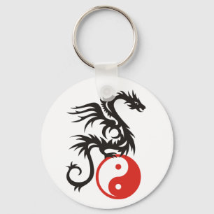 Chaveiro Yin & Yang Dragon