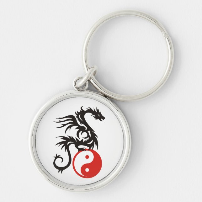 Chaveiro Yin & Yang Dragon (Frente)