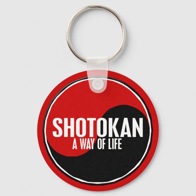 Chaveiro Yin Yang Shotokan 1 (Frente)