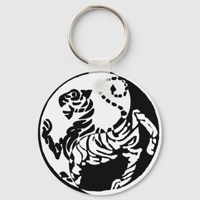 CHAVEIRO YIN YANG SHOTOKAN TIGER (Frente)