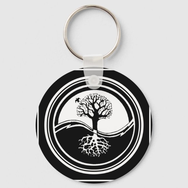 Chaveiro Yin Yang Tree (Frente)