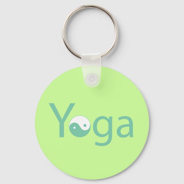 Chaveiro Yoga com Yin Yang (Frente)