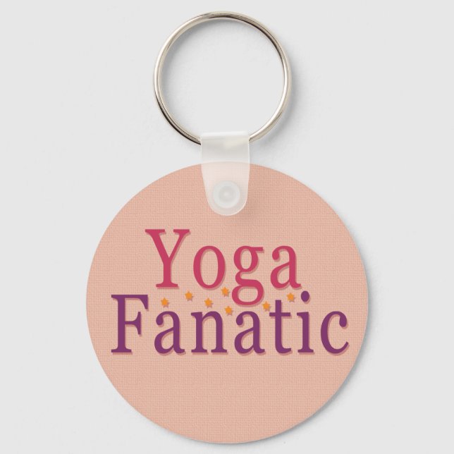 Chaveiro Yoga Fanatic (Frente)