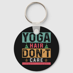 Chaveiro Yoga Lover Cabelo De Ioga Não Se Importa