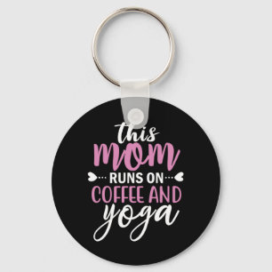Chaveiro Yoga Lover Esta Mãe Funciona No Café E Ioga