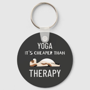 Chaveiro Yoga mais barato que a terapia