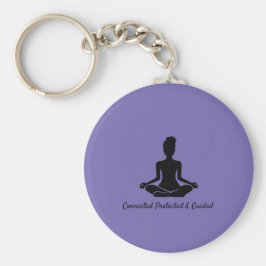 Chaveiro Yoga pose Mindtness Citação Keyring