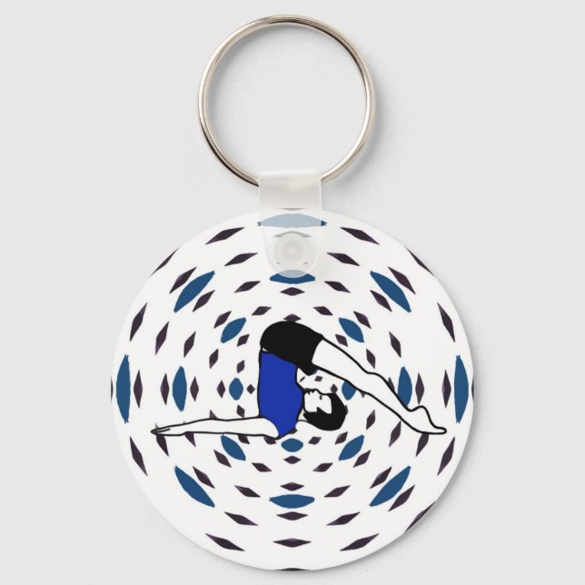 Chaveiro Yoga Poses - Cadeias-Chave Yoga (Frente)