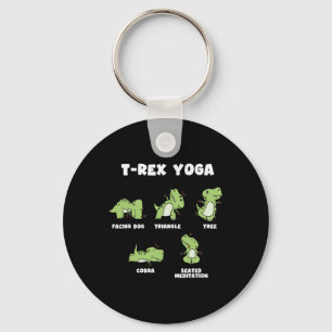 Chaveiro Yoga T-rex