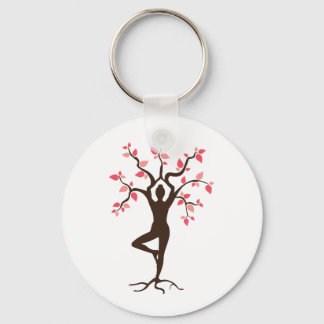 Chaveiro Yoga Tree