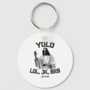 Chaveiro Yolo Lol Jk Brb Jesus Cristo Páscoa Cristãos Resu