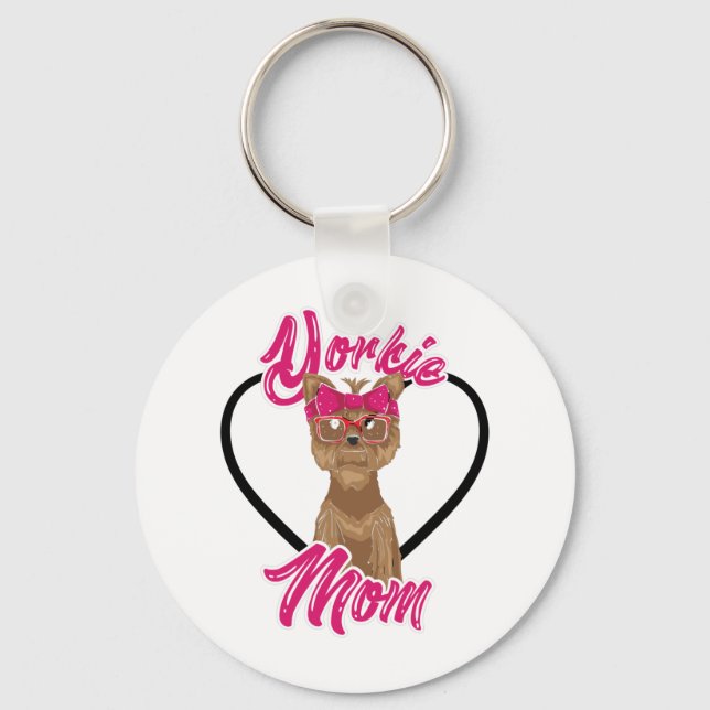 Chaveiro Yorki Mãe (Frente)