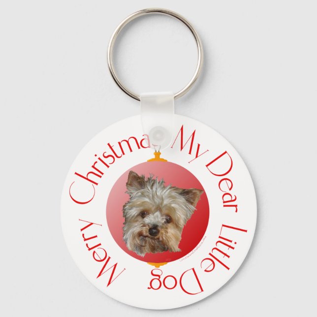 Chaveiro Yorkshire Terrier de Natal (Frente)