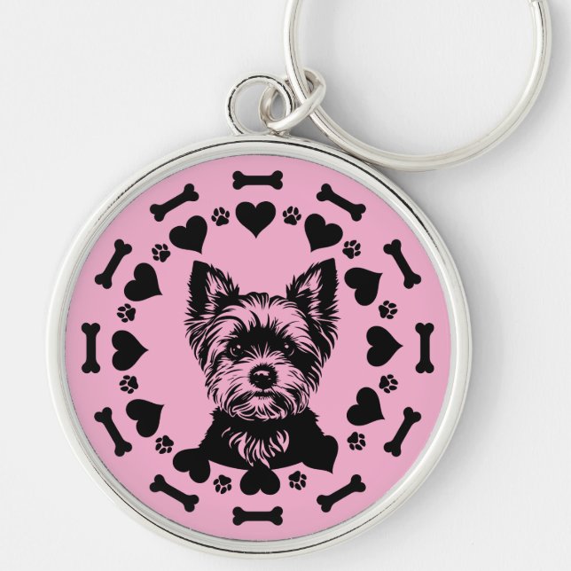 Chaveiro Yorkshire Terrier Dog Owner (Frente)