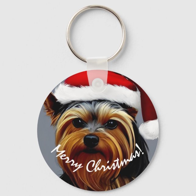 Chaveiro Yorkshire Terrier Natal (Frente)
