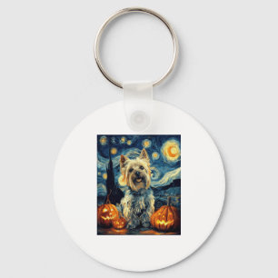 Chaveiro Yorkshire terrier Yorkie Dog de van gogh starry ni
