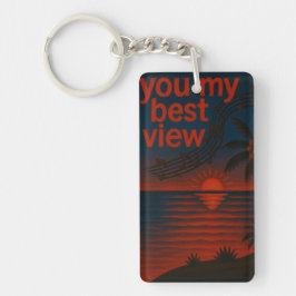 Chaveiro You my best view Keychain