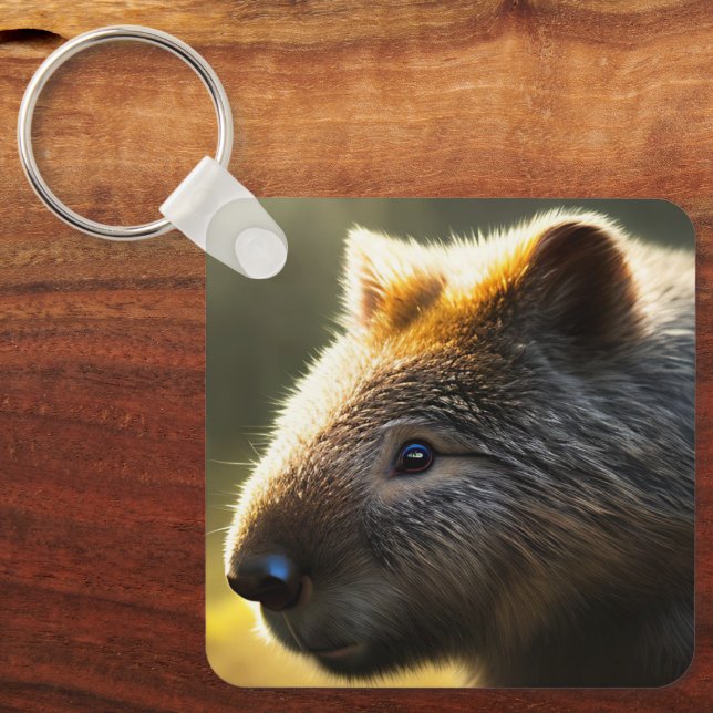 Chaveiro Young Australian Wombat, Keyring (Frente)