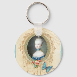 Chaveiro Young Marie Antoinette Butterfly Art Impressão