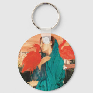 Chaveiro Young Woman with Ibis Fine Art by Edgar Degas